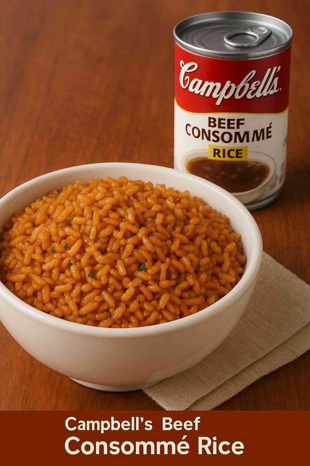 Campbell’s Beef Consommé Rice Recipe - Beef